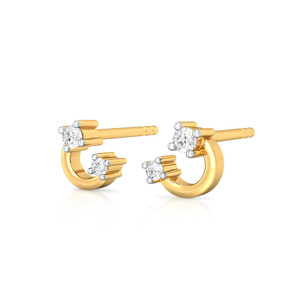 Arc Attack Diamond Earrings