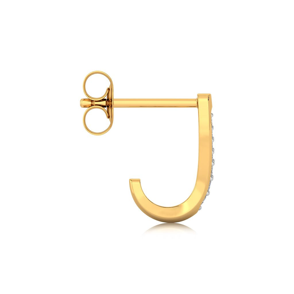 Coil Voile Diamond Earrings