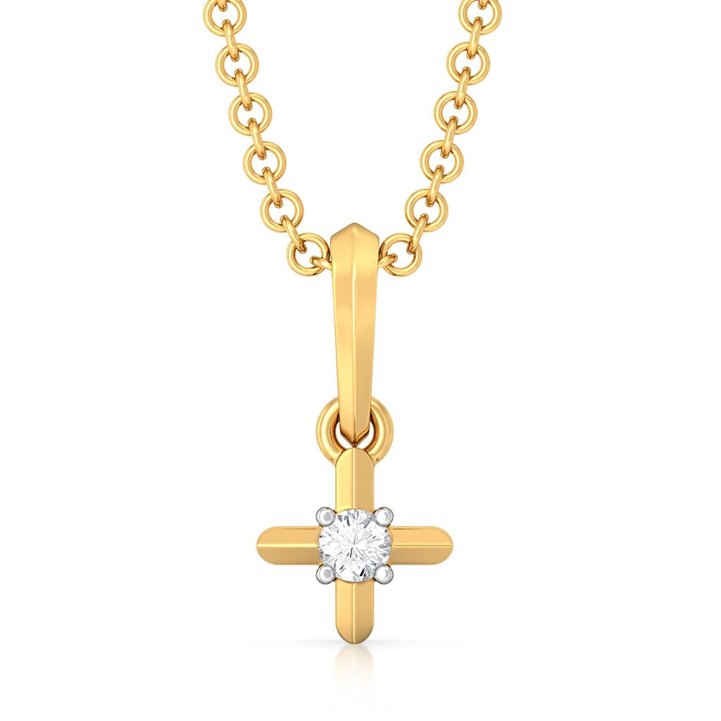 Crossover Gloss Diamond Pendants