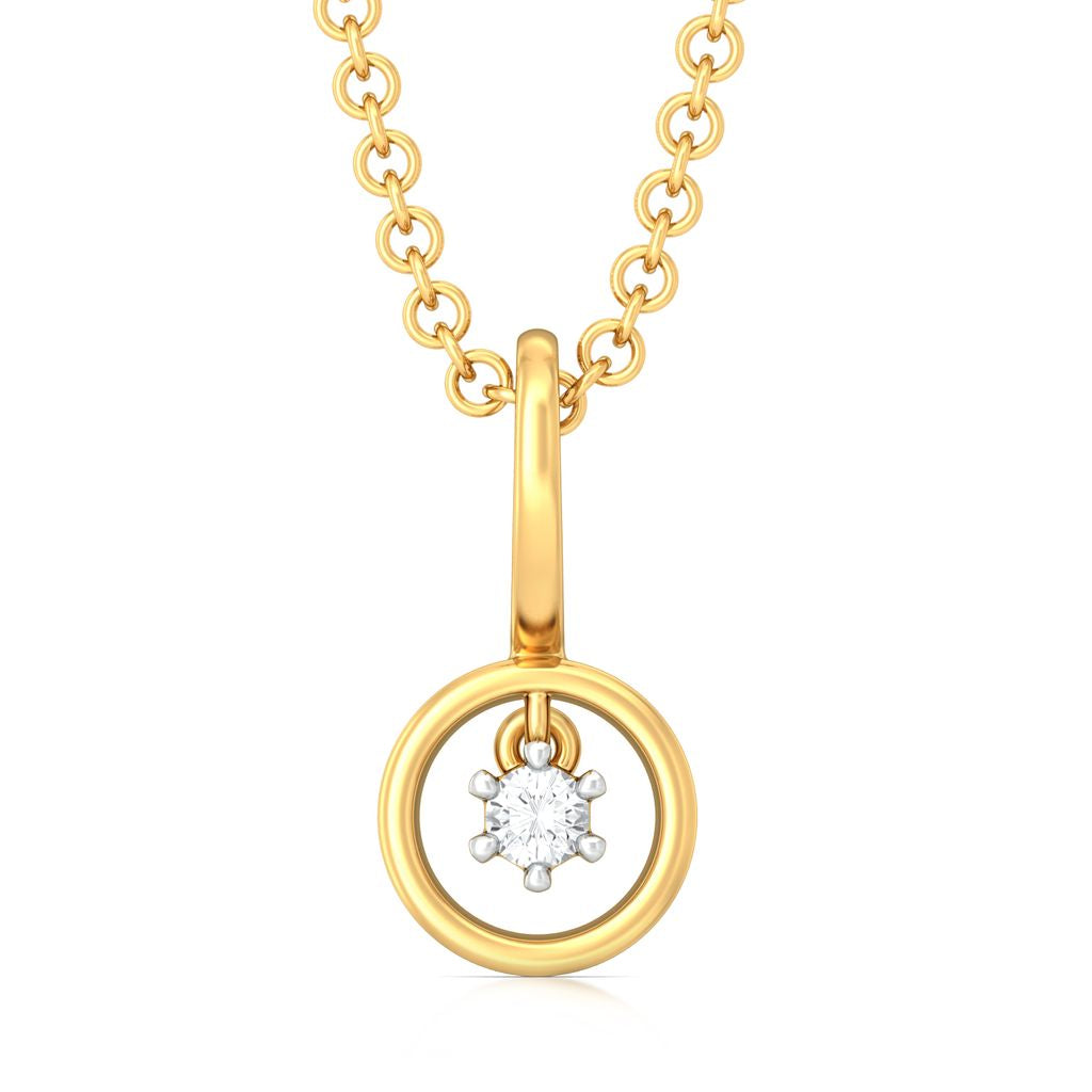 Dotted Dimensions Diamond Pendants