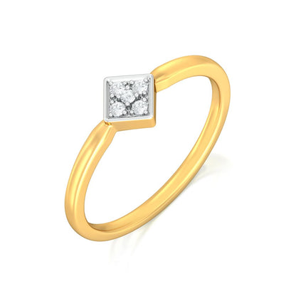 Rhomby Comby Diamond Rings