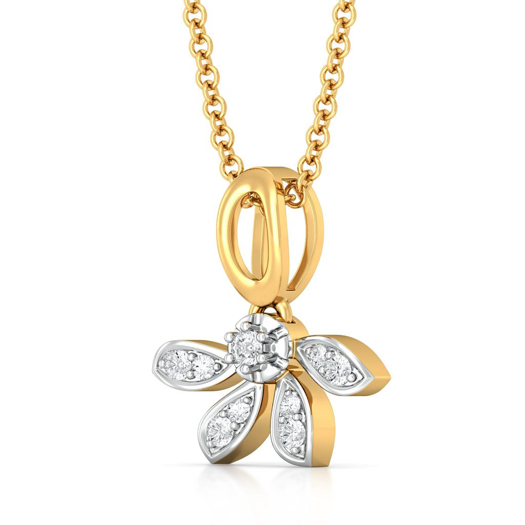 Dew Cue Diamond Pendants