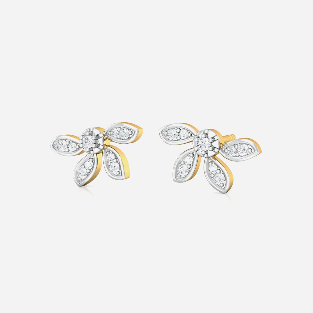 Dew Cue Diamond Earrings
