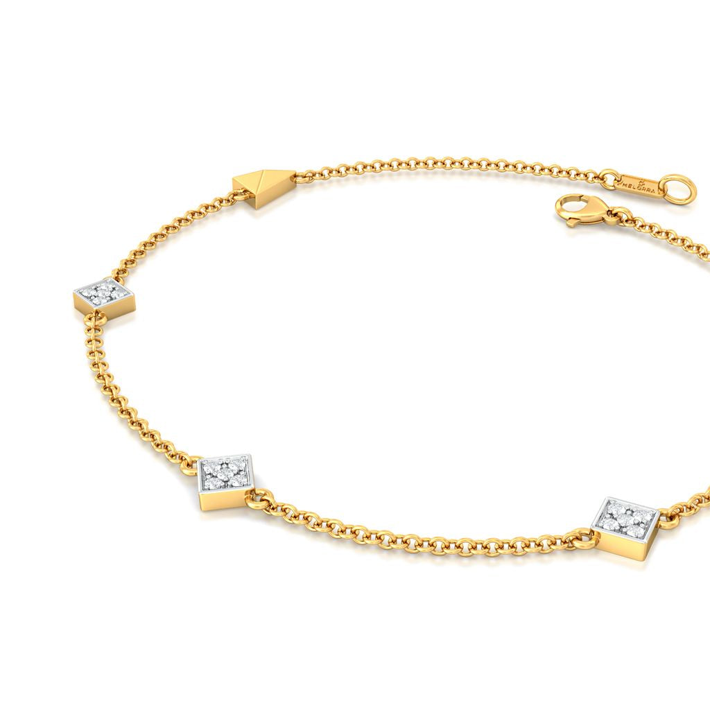 Parallel Spell Diamond Bracelets