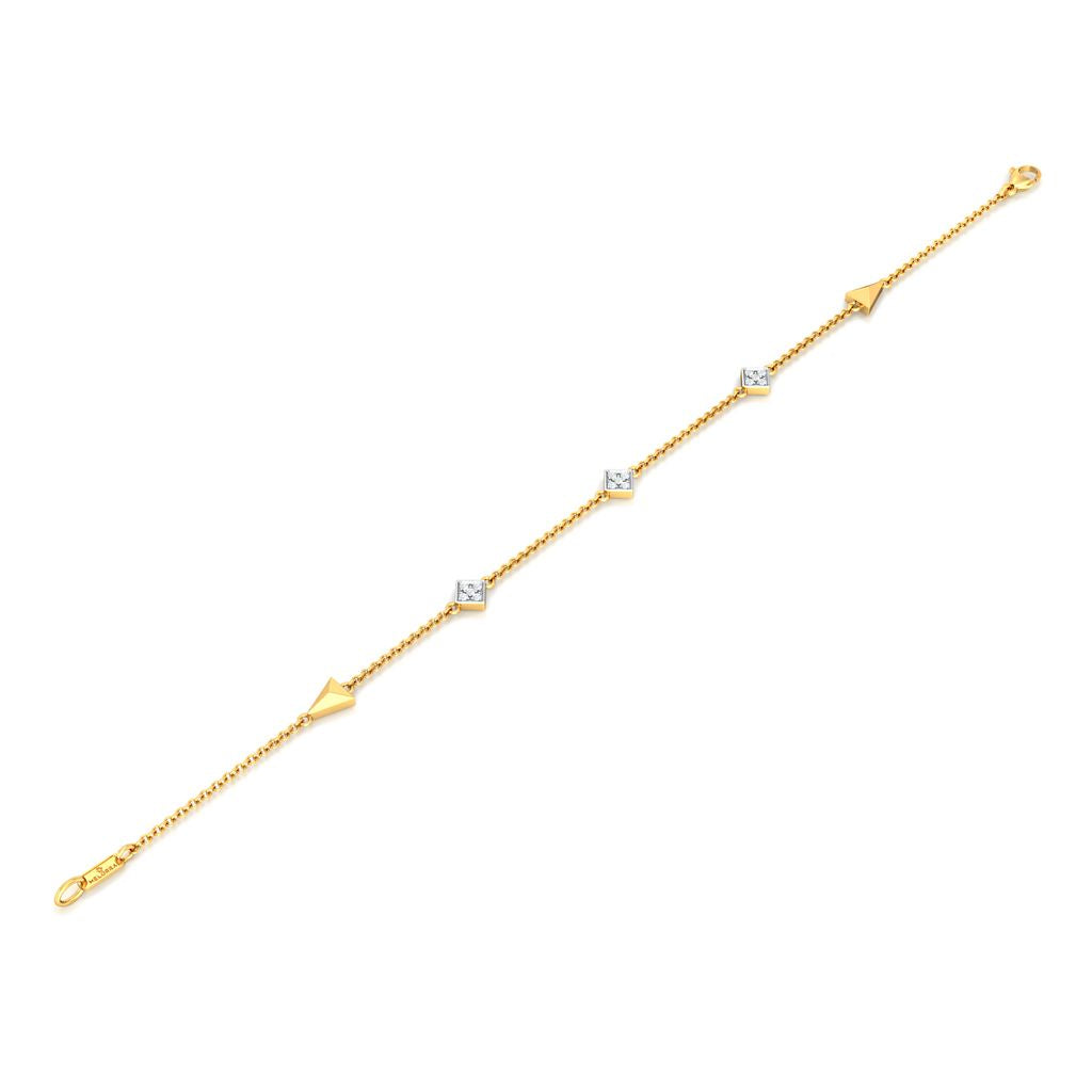 Parallel Spell Diamond Bracelets