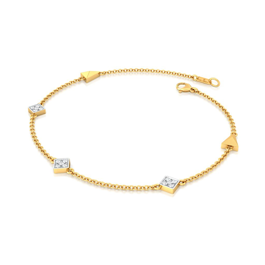 Parallel Spell Diamond Bracelets