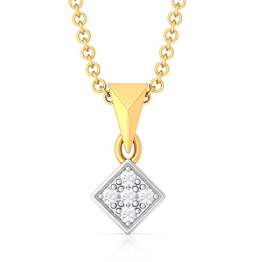 Parallel Spell Diamond Pendants