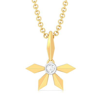 Simple Winkle Diamond Pendants