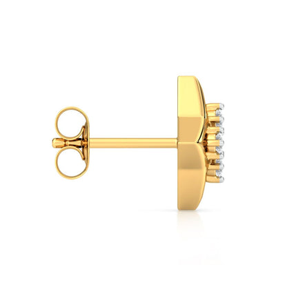 Rhomb Calm Diamond Earrings