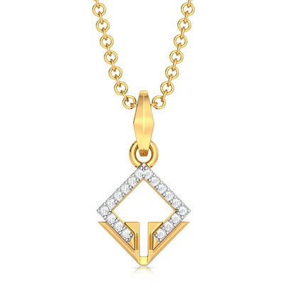 Delta Dainty Diamond Pendants