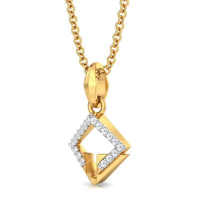 Delta Dainty Diamond Pendants