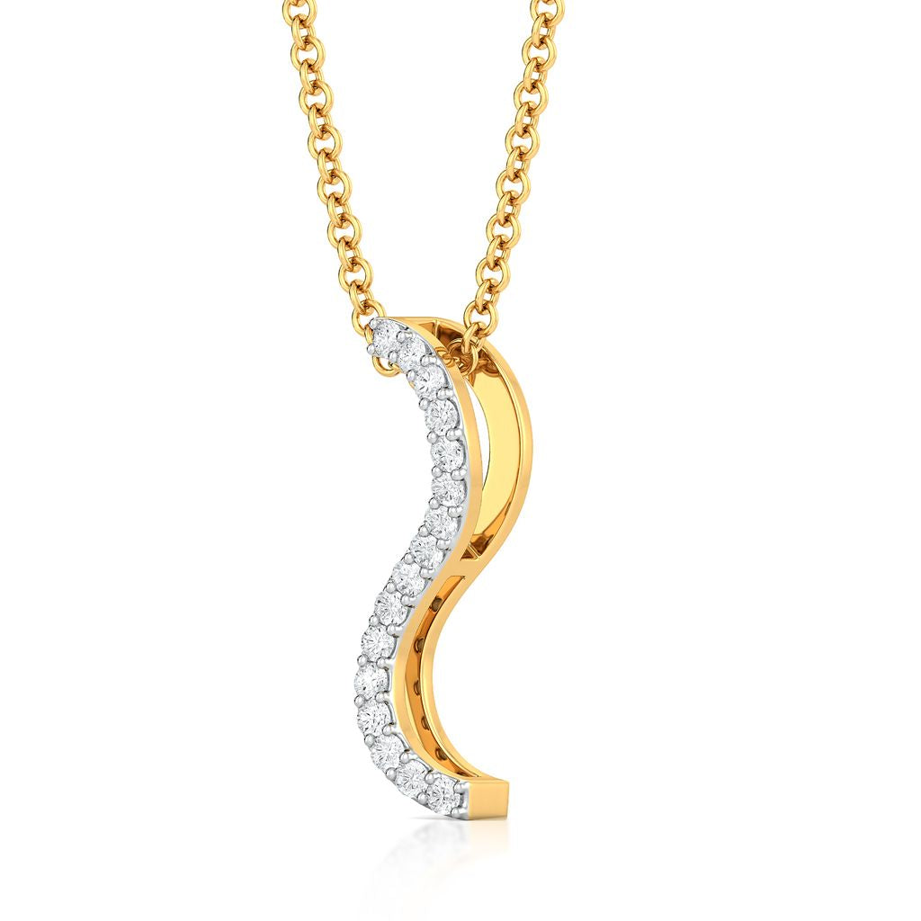 Cue The Dew Diamond Pendants