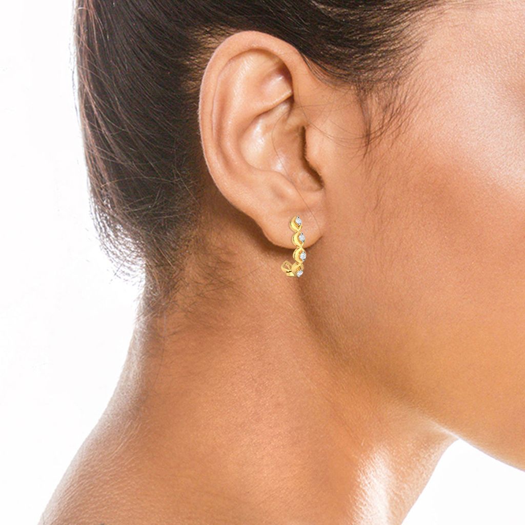 Speck o tacle Diamond Earrings