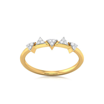 Trico Triangle Diamond Rings