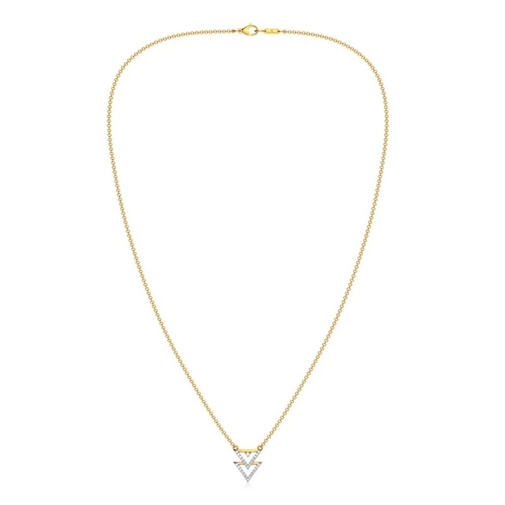 Trico Triangle Diamond Necklaces