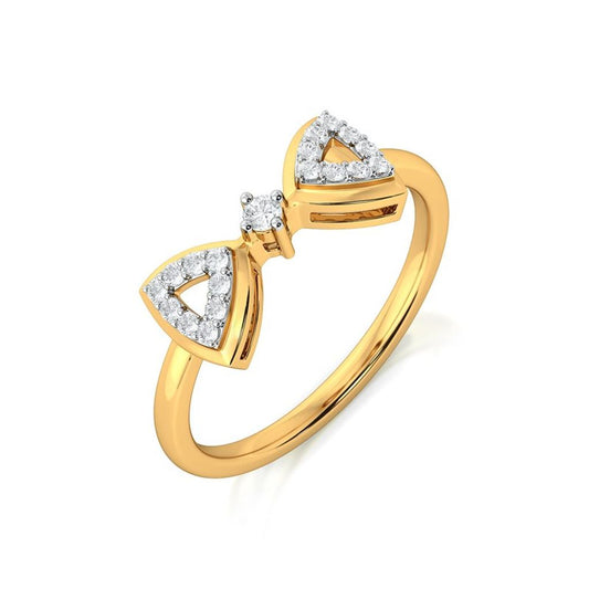 Cutsy Curtsy Diamond Rings