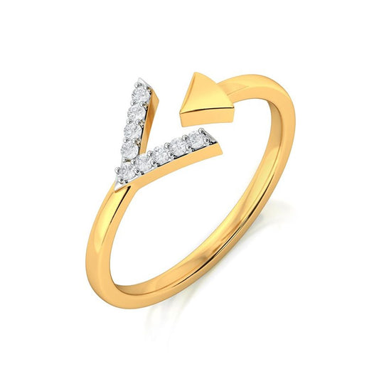 Fab On Point Diamond Rings