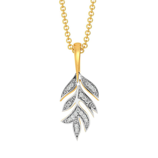 Flash n Fern Diamond Pendants