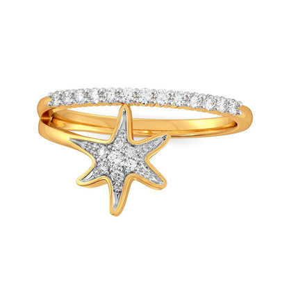 Starry Seas Diamond Rings