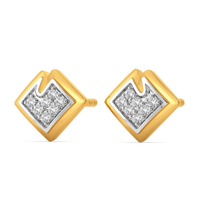 Stun A Fern Diamond Earrings