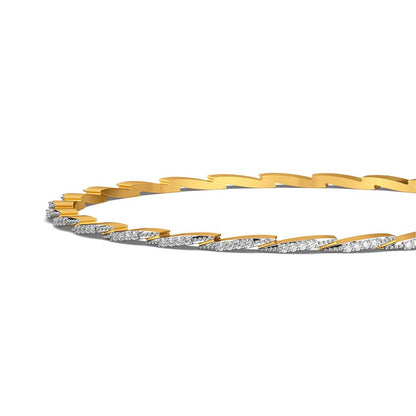 Stun A Fern Diamond Bangles