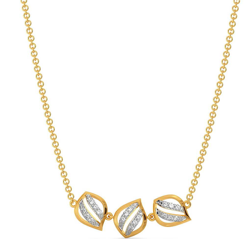 A Petal Place Diamond Necklaces