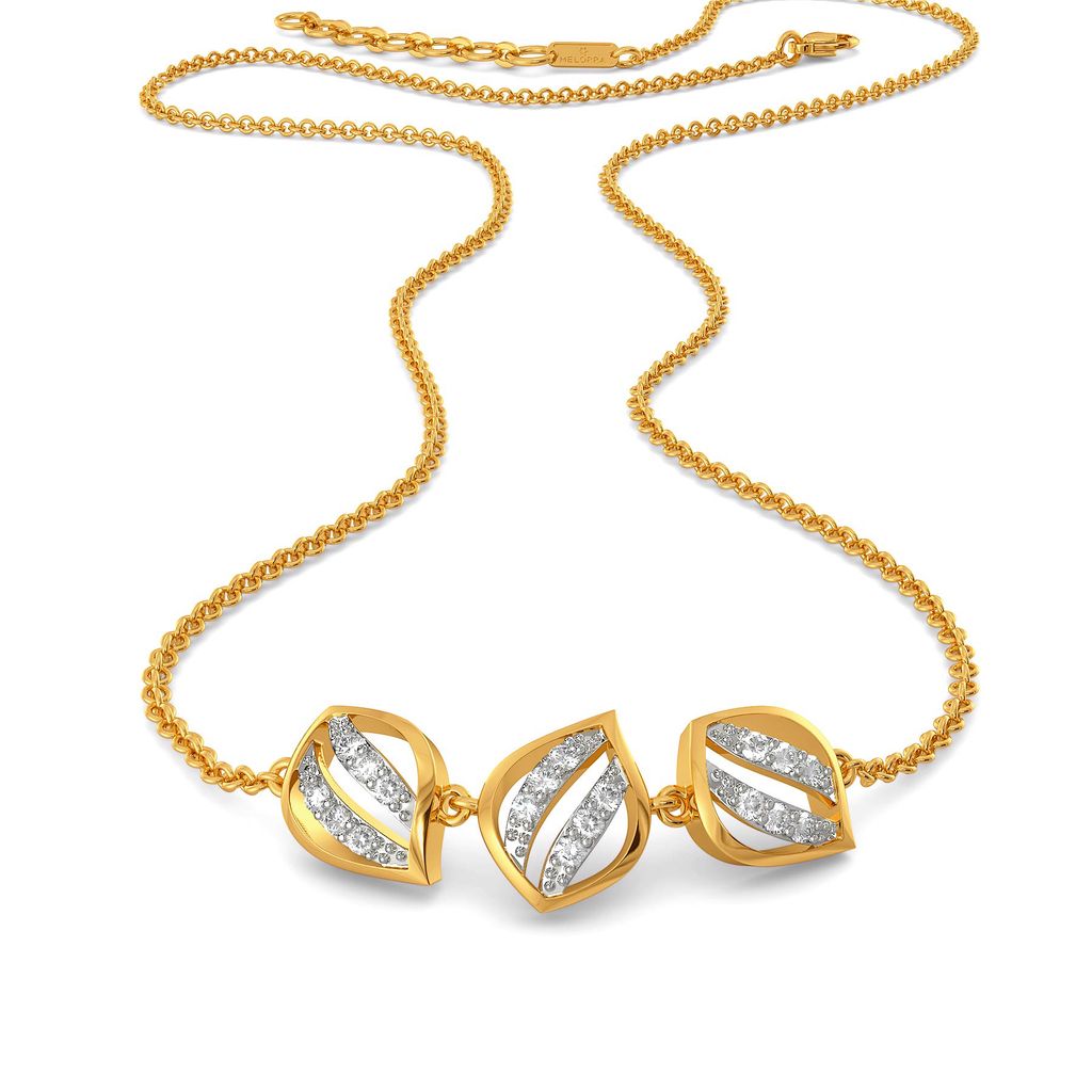 A Petal Place Diamond Necklaces