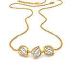 A Petal Place Diamond Necklaces