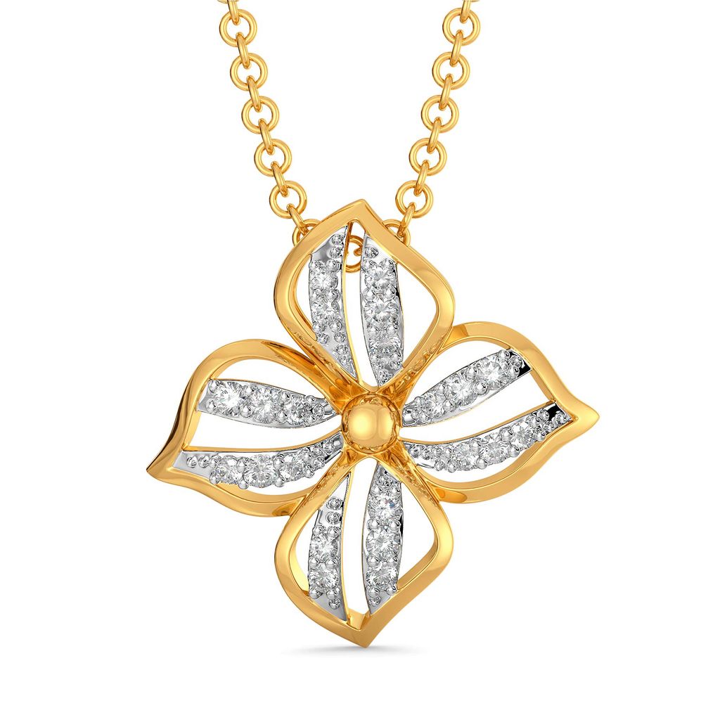 A Petal Place Diamond Pendants