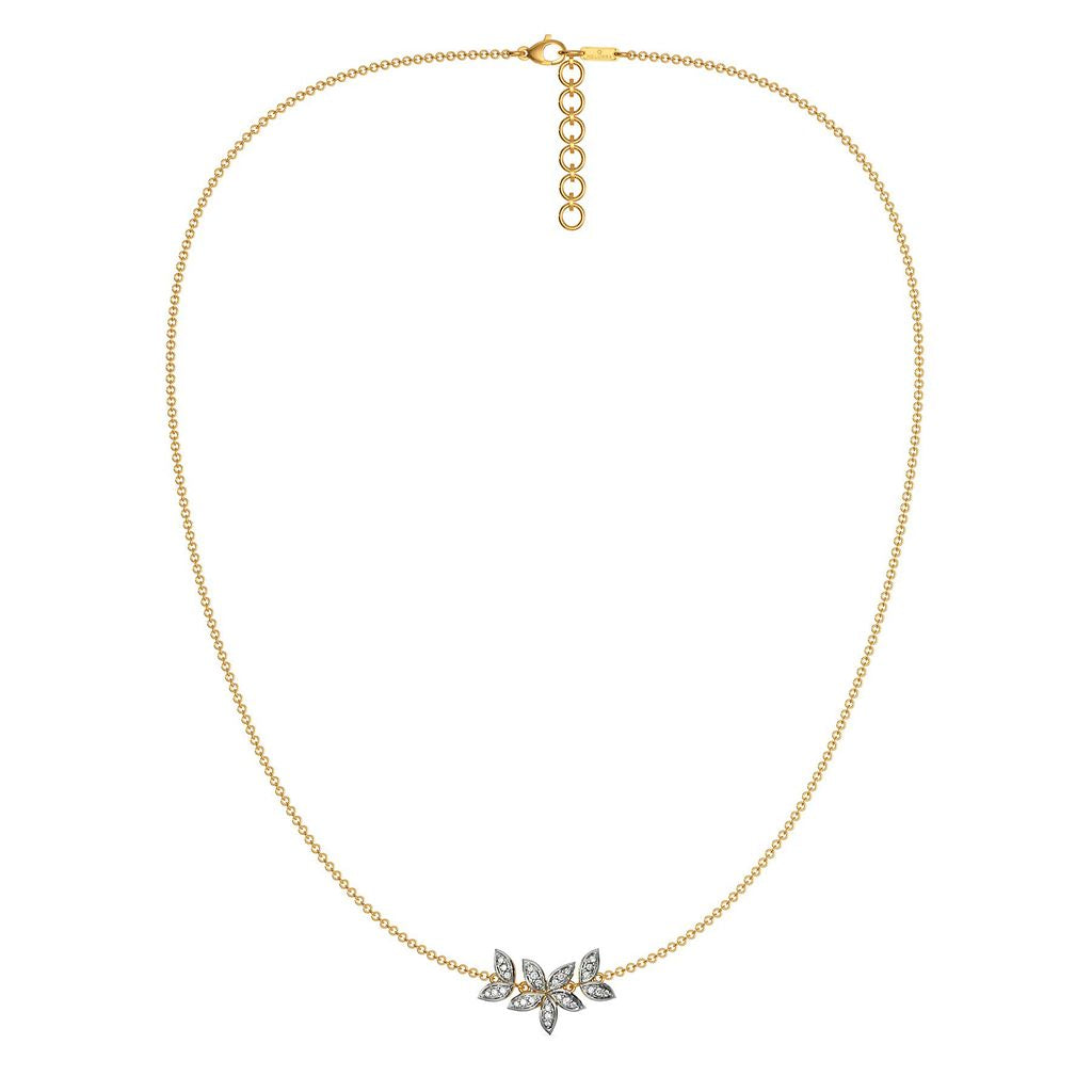 Happy Go Lily Diamond Necklaces