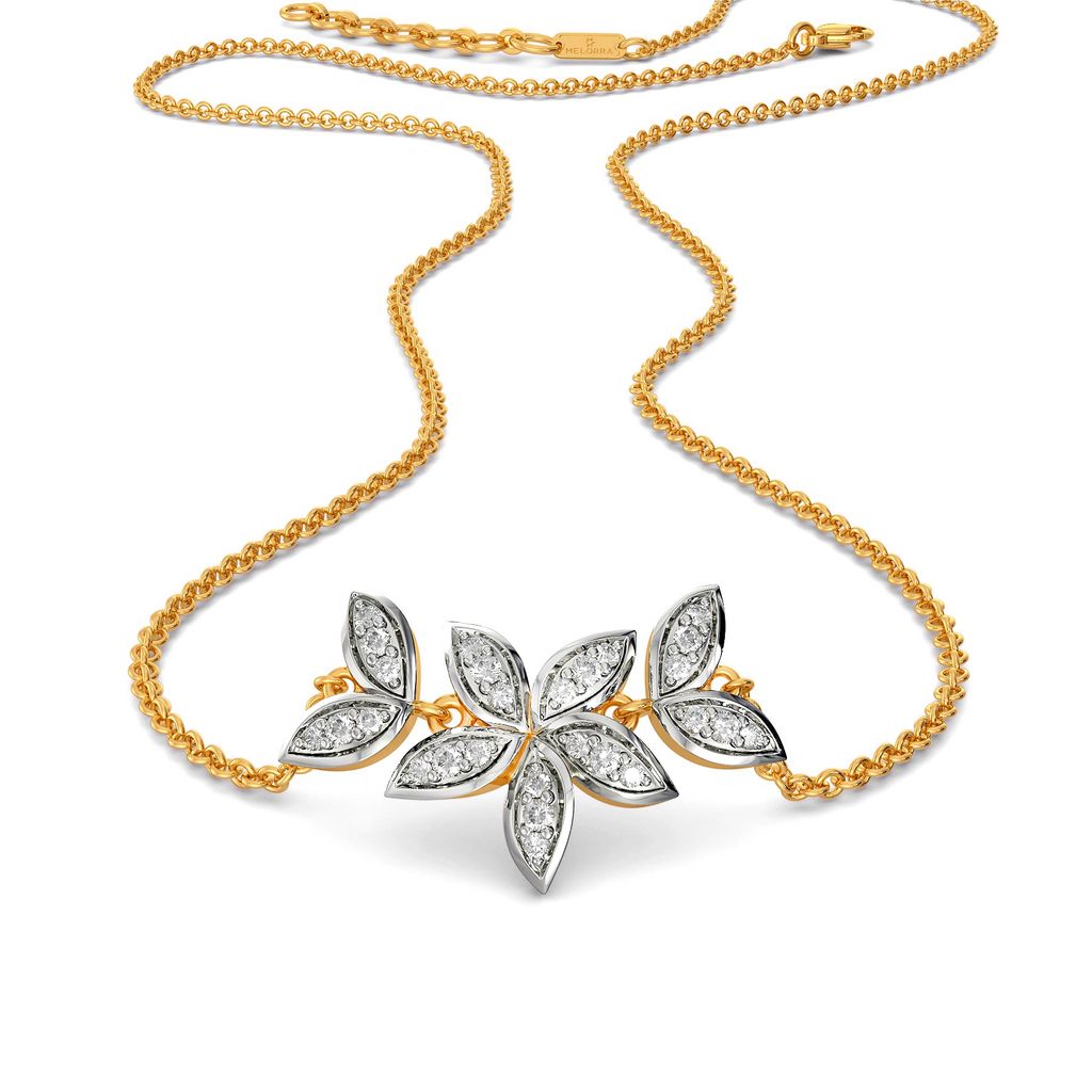 Happy Go Lily Diamond Necklaces