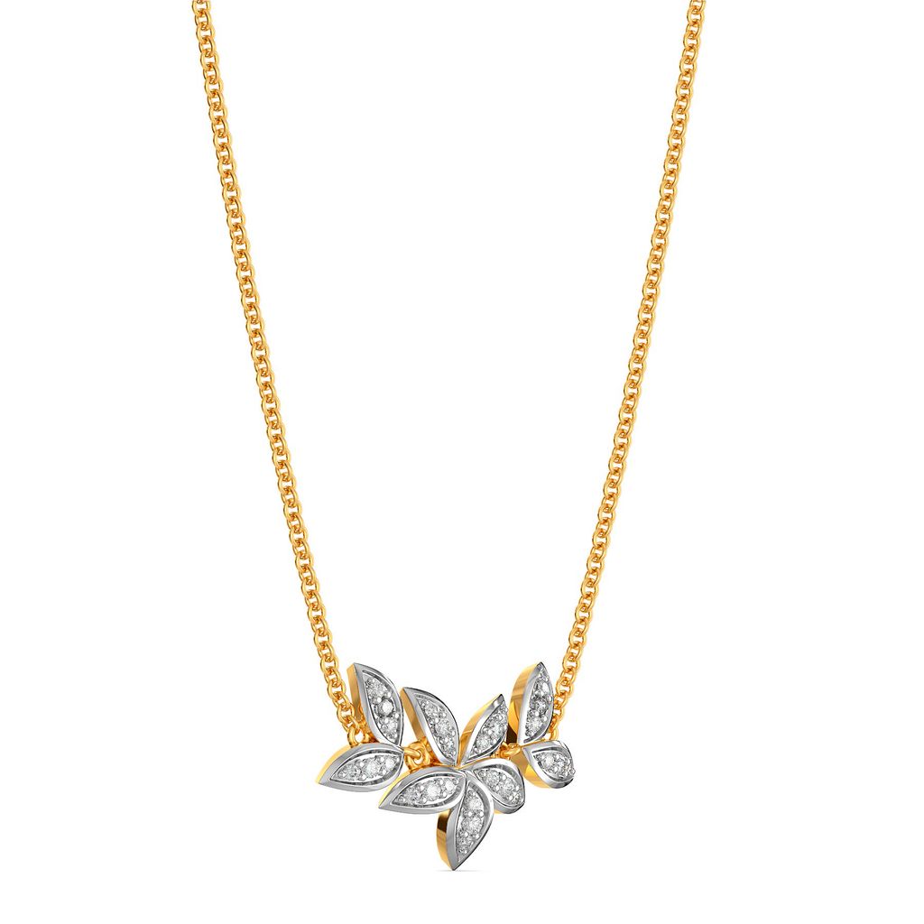 Happy Go Lily Diamond Necklaces