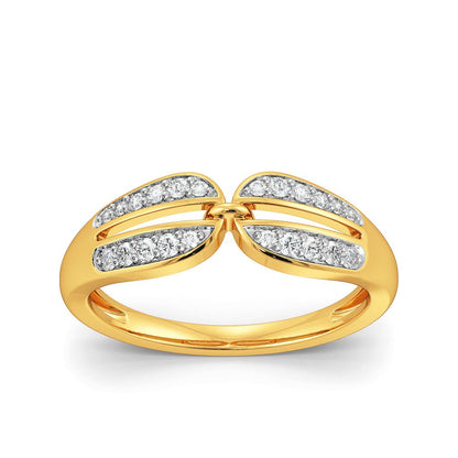 Twinning Paisley Diamond Rings