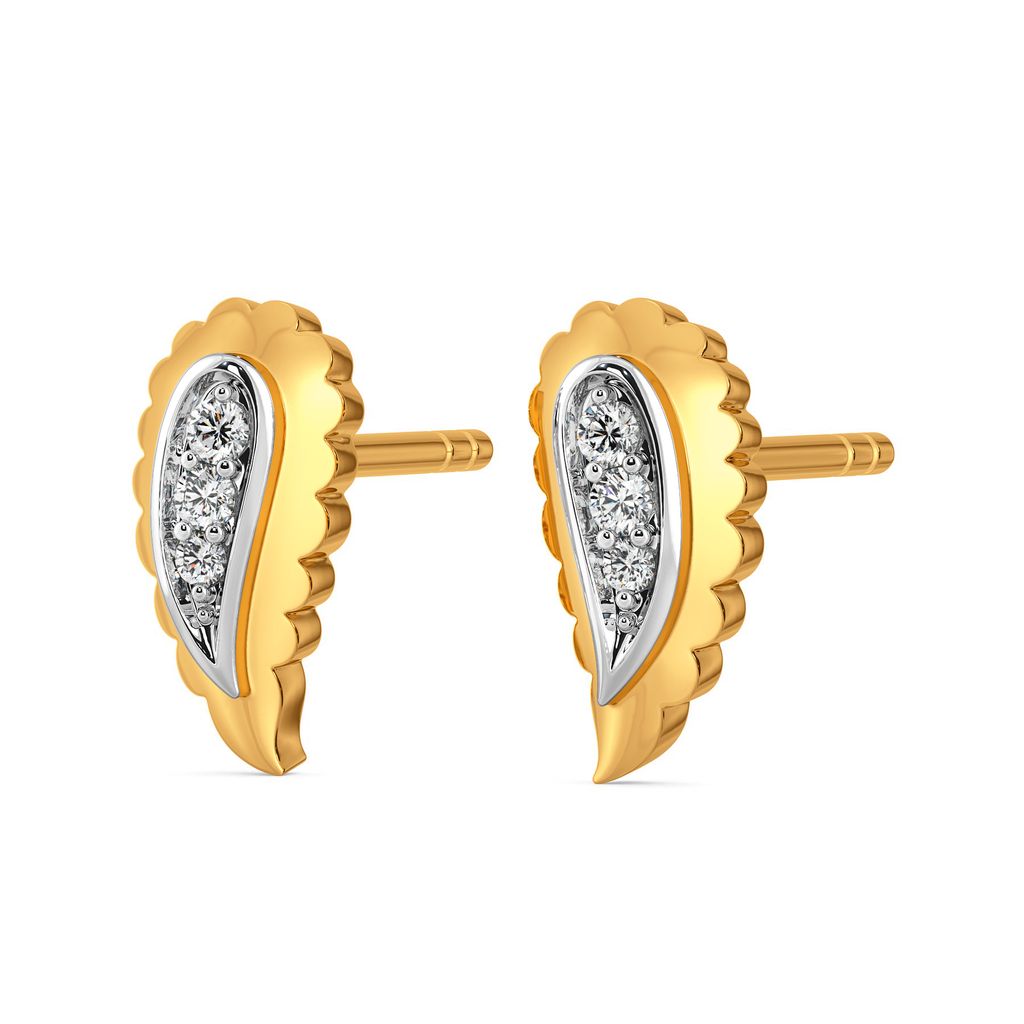Buta Bends Diamond Earrings