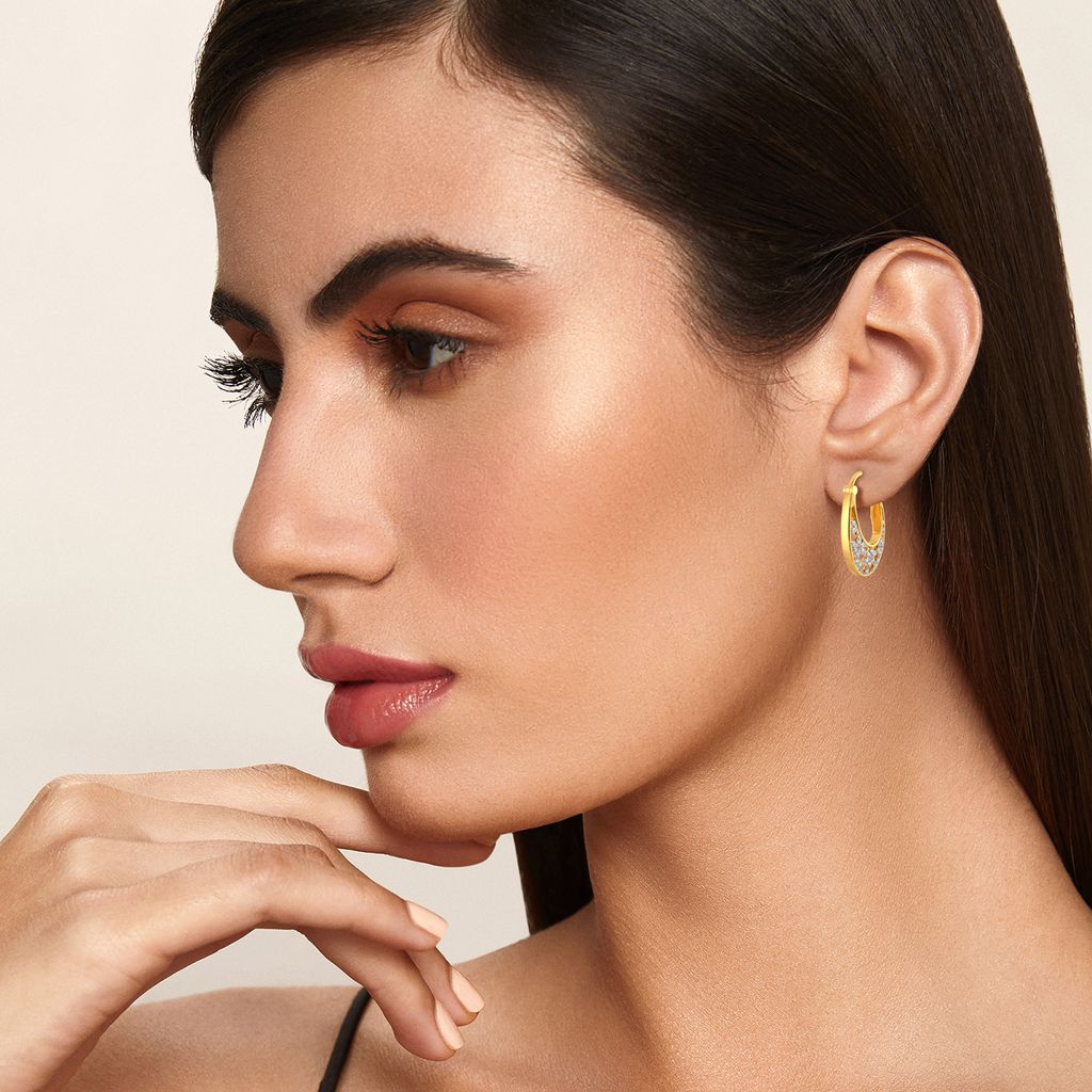 Swerve A Lace Diamond Earrings