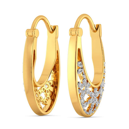 Swerve A Lace Diamond Earrings