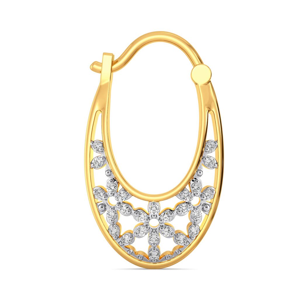 Swerve A Lace Diamond Earrings