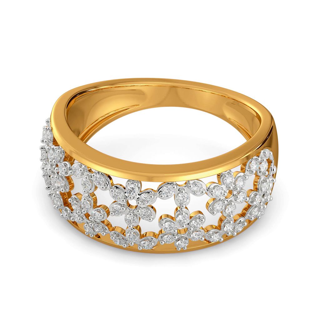 Lace Line Up Diamond Rings