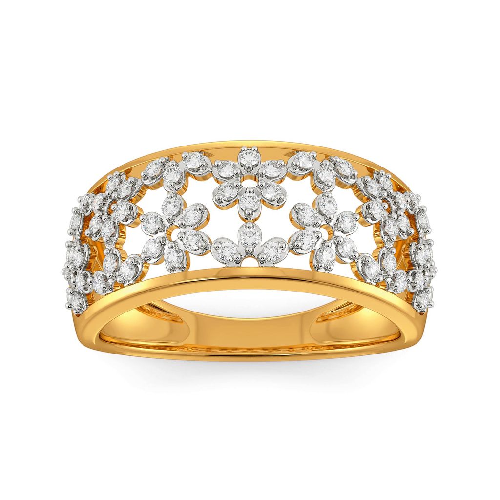 Lace Line Up Diamond Rings