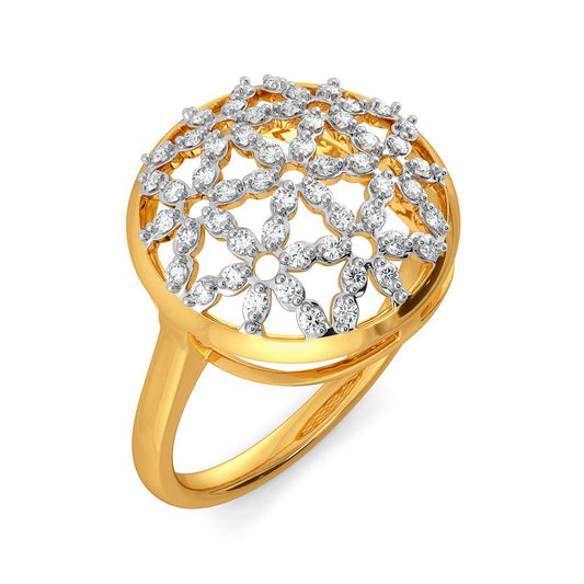 Lace Broderie Diamond Rings