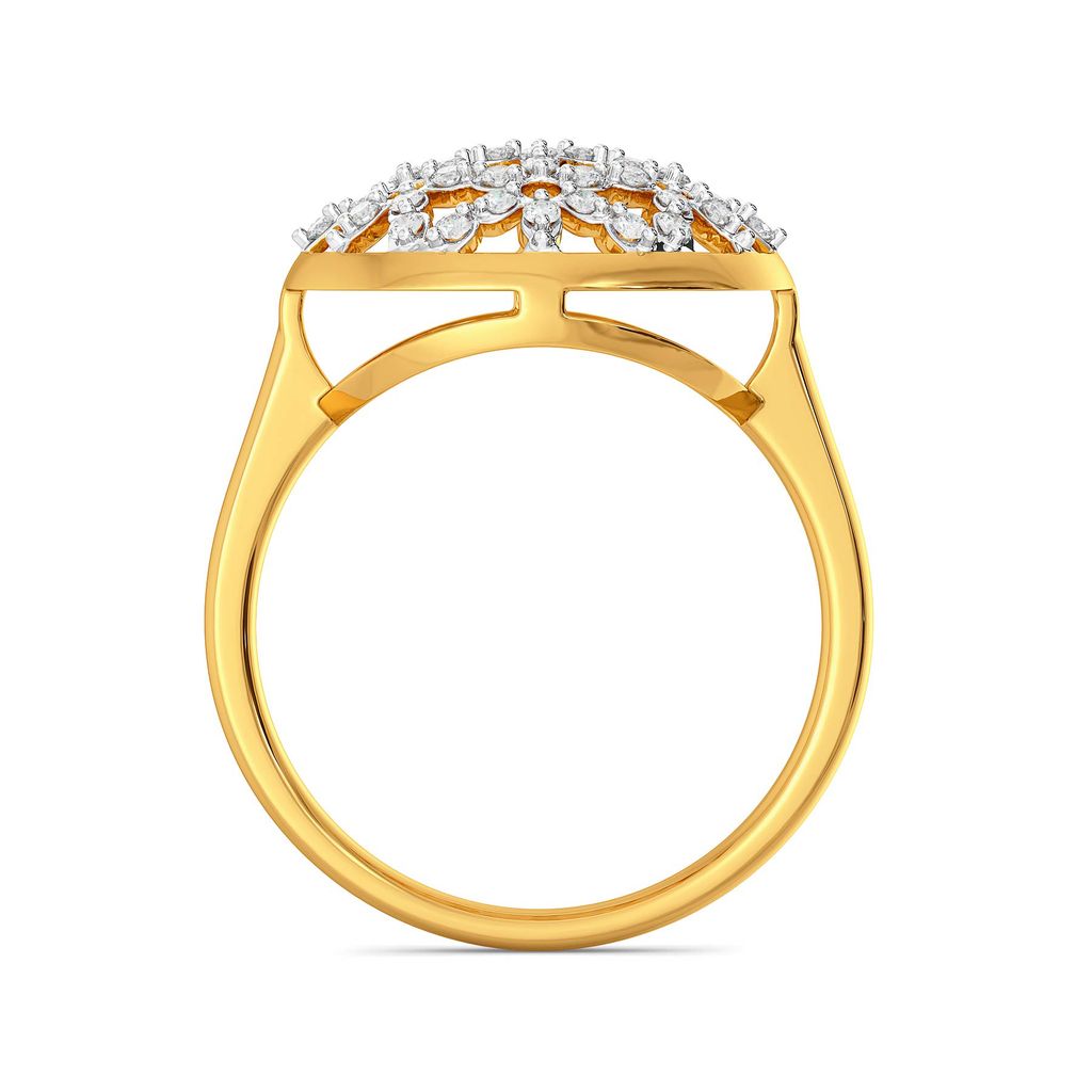 Lace Broderie Diamond Rings