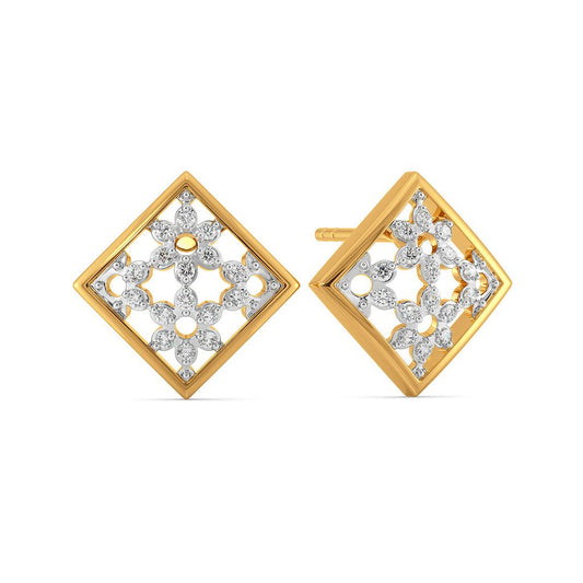 A Lacy Place Diamond Earrings