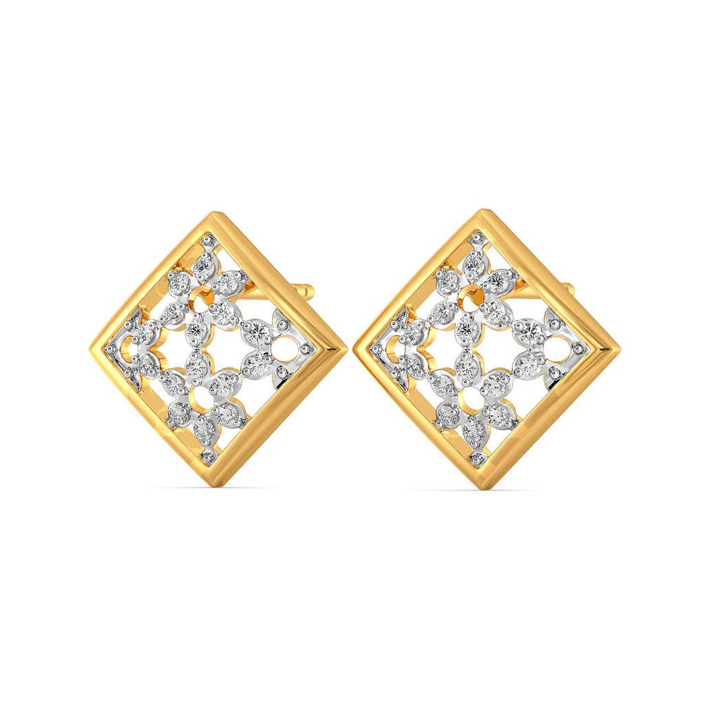 A Lacy Place Diamond Earrings