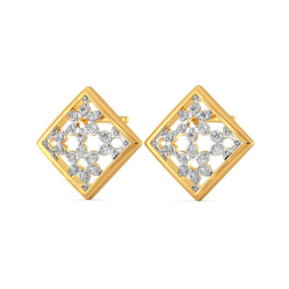 A Lacy Place Diamond Earrings