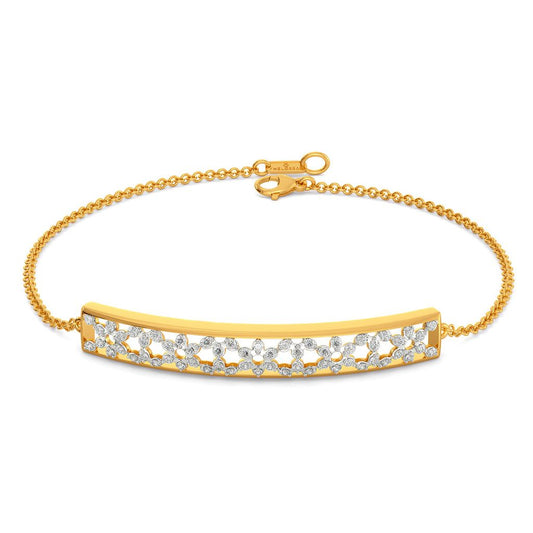Lattice Layers Diamond Bracelets