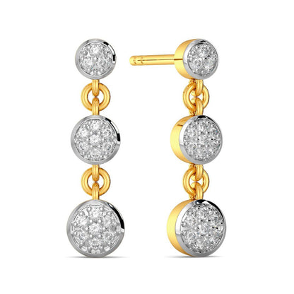 True Troika Diamond Earrings