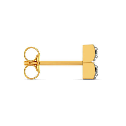 Stack N Square Diamond Earrings