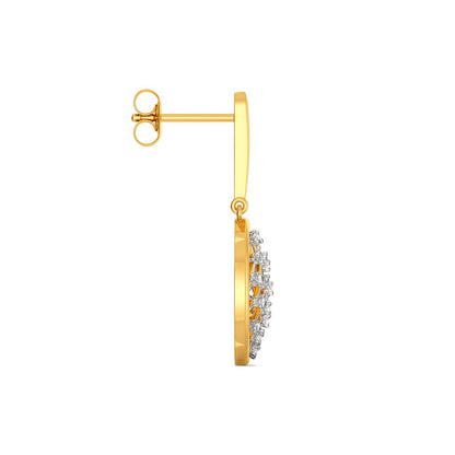 Crochet Nets Diamond Earrings