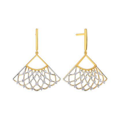 Cool Crochet Diamond Earrings