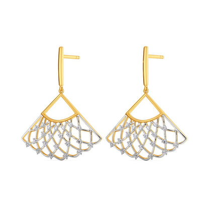 Cool Crochet Diamond Earrings